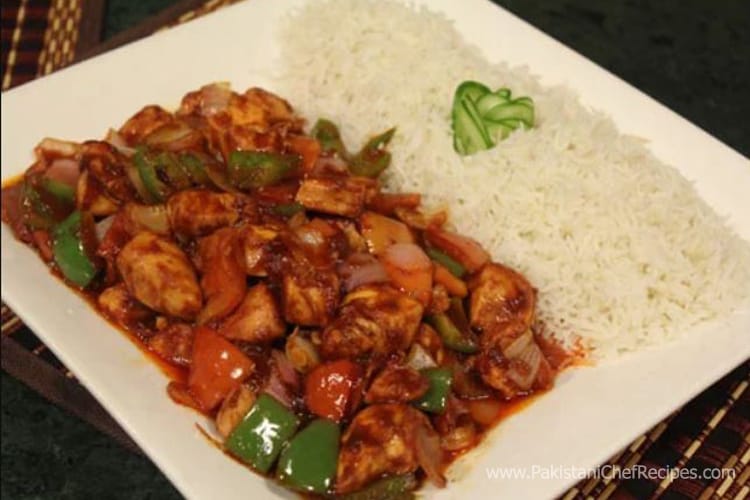 Chicken Shashlik With Rice